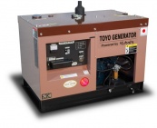 TOYO TKV-11SPC - однофазный дизельный генератор 230 В, 8,4 кВт в шумозащитном кожухе
