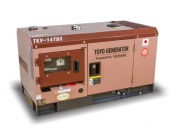 TOYO TKV-14TBS - трёхфазный дизельный генератор 400 В, 8,6 кВт в шумозащитном кожухе