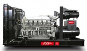 Дизельный генератор 1400 кВт AGG MS1915D5 с двигателем Mitsubishi